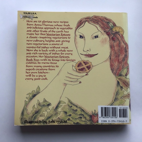 The Vegetarian Epicure Book Two by Anna Thomas Softcover - Picture 2 of 10